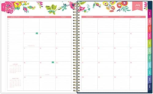 Day Designer for Blue Sky 2021-2022 Academic Year Weekly & Monthly Planner, 5" x 8", Flexible Cover, Wirebound, Peyton Navy (107927-A22) - Image 3